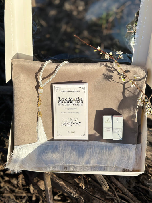 Coffret , tapis de prière personnaliser